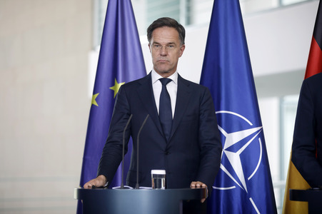 Empfang des NATO-Generalsekretärs in Berlin