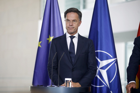 Empfang des NATO-Generalsekretärs in Berlin