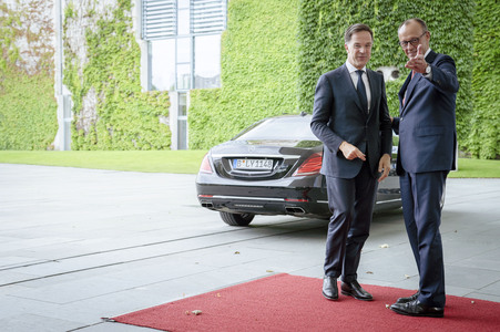 Empfang des NATO-Generalsekretärs in Berlin