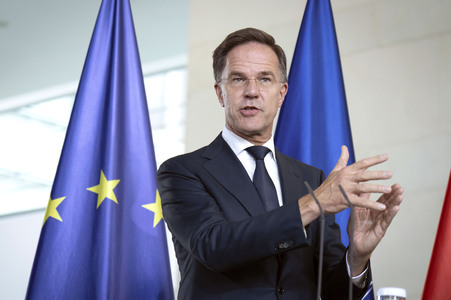 Empfang des NATO-Generalsekretärs in Berlin