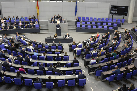 19 Sitzung des Deutschen Bundestages in Berlin