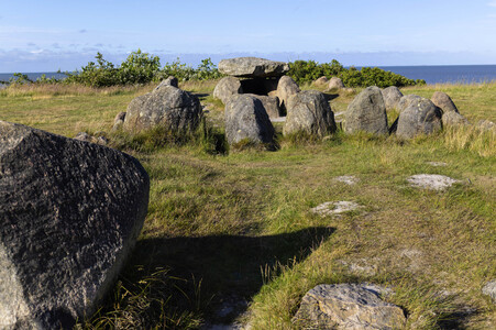 Die Megalithanlage Harhoog in Keitum