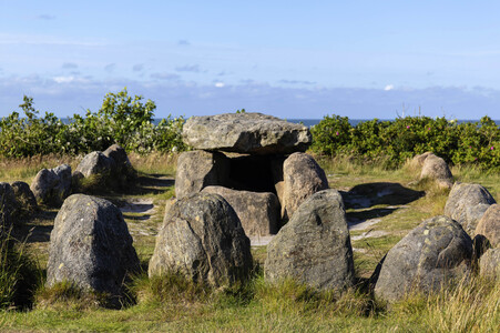 Die Megalithanlage Harhoog in Keitum