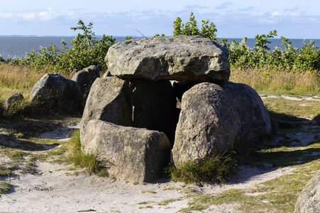 Die Megalithanlage Harhoog in Keitum