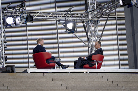 ARD-Sommerinterview mit Friedrich Merz in Berlin