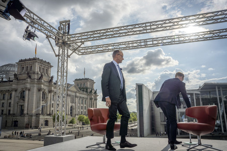 ARD-Sommerinterview mit Friedrich Merz in Berlin