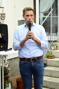 Veranstaltung der CDU 'Kretschmer grillt' in Markersdorf