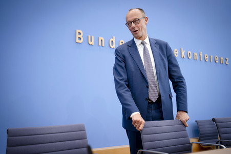 Bundespressekonferenz 'Aktuelle Themen der Innen- und Außenpolitik' in Berlin