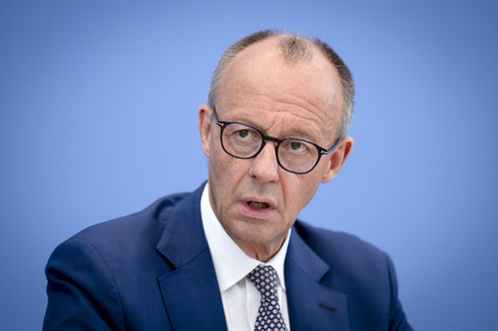 Bundespressekonferenz 'Aktuelle Themen der Innen- und Außenpolitik' in Berlin