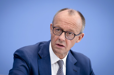 Bundespressekonferenz 'Aktuelle Themen der Innen- und Außenpolitik' in Berlin