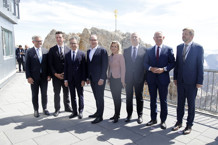 Zugspitz-Summit on Migration - Europäisches Ministertreffen auf der Zugspitze