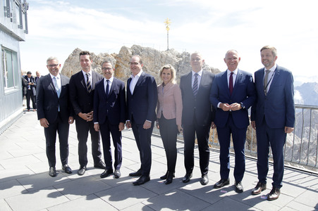 Zugspitz-Summit on Migration - Europäisches Ministertreffen auf der Zugspitze
