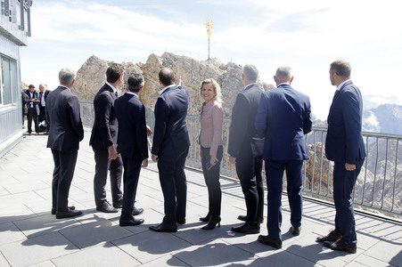 Zugspitz-Summit on Migration - Europäisches Ministertreffen auf der Zugspitze