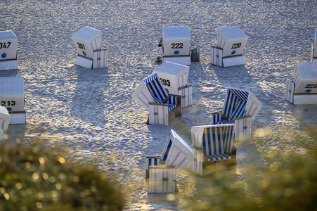 Symbolfoto Strandkorb