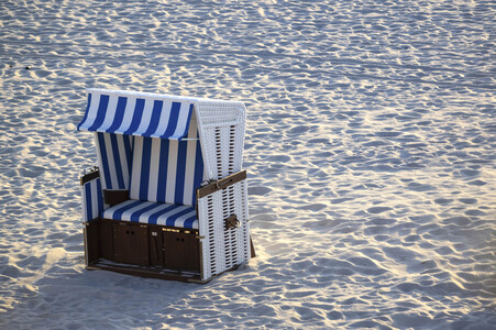 Symbolfoto Strandkorb