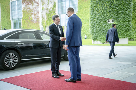 Empfang des Präsidenten von Rumänien in Berlin