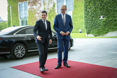 Empfang des Präsidenten von Rumänien in Berlin