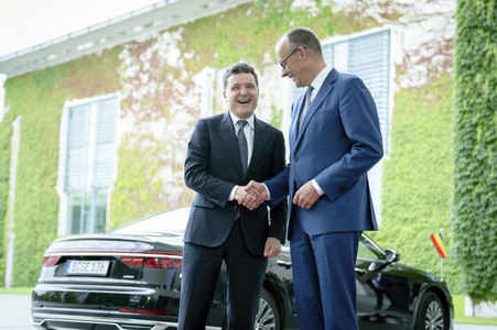 Empfang des Präsidenten von Rumänien in Berlin