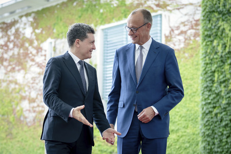 Empfang des Präsidenten von Rumänien in Berlin