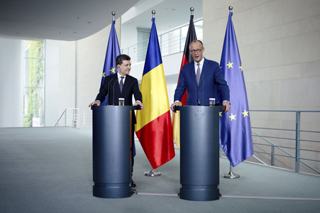 Empfang des Präsidenten von Rumänien in Berlin