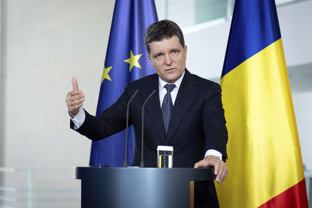 Empfang des Präsidenten von Rumänien in Berlin