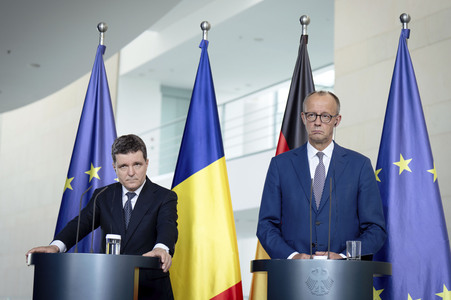 Empfang des Präsidenten von Rumänien in Berlin