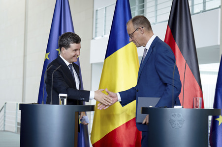 Empfang des Präsidenten von Rumänien in Berlin