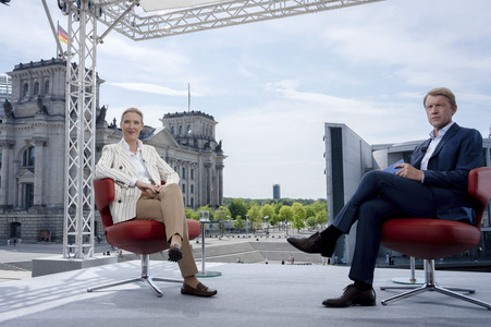 ARD-Sommerinterview mit Alice Weidel in Berlin