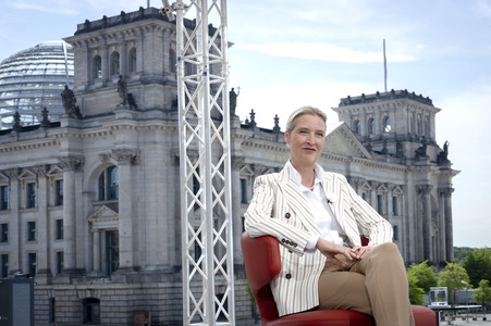 ARD-Sommerinterview mit Alice Weidel in Berlin