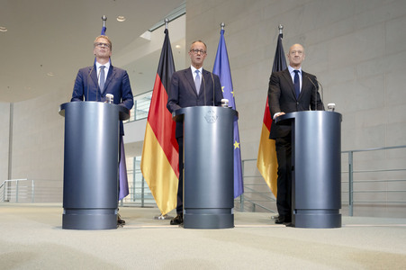 Pressekonferenz zur 'Made for Germany' Initiative in Berlin
