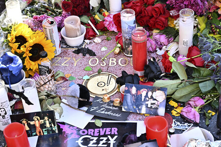 Gedenken an Ozzy Osbourne in Los Angeles