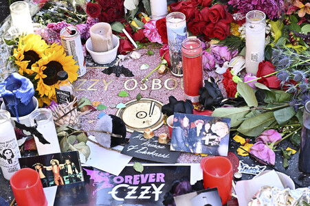 Gedenken an Ozzy Osbourne in Los Angeles