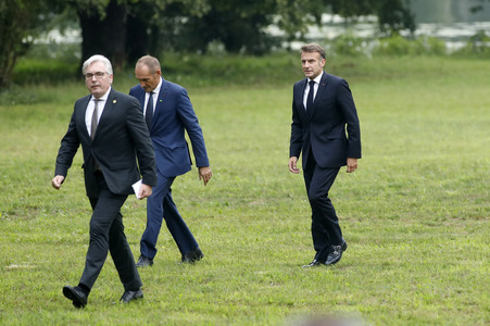 Empfang des französischen Staatspräsidenten in Berlin