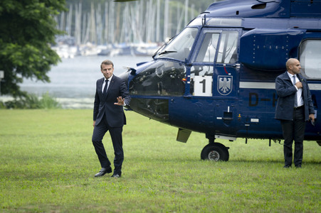 Empfang des französischen Staatspräsidenten in Berlin