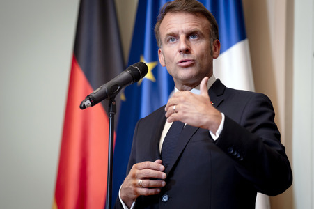 Empfang des französischen Staatspräsidenten in Berlin