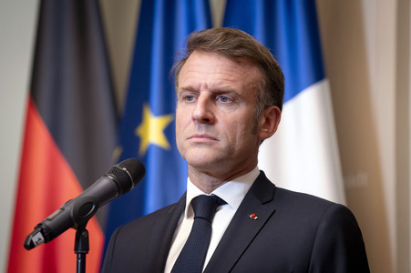 Empfang des französischen Staatspräsidenten in Berlin