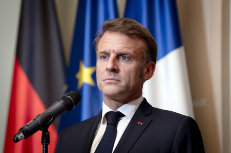 Empfang des französischen Staatspräsidenten in Berlin