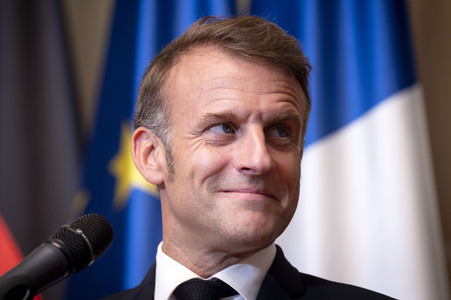 Empfang des französischen Staatspräsidenten in Berlin