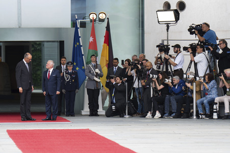 Empfang des Königs von Jordanien in Berlin