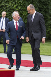 Empfang des Königs von Jordanien in Berlin