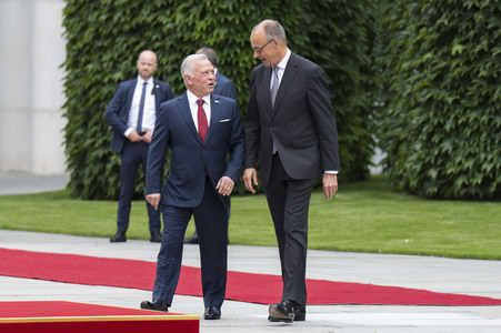 Empfang des Königs von Jordanien in Berlin