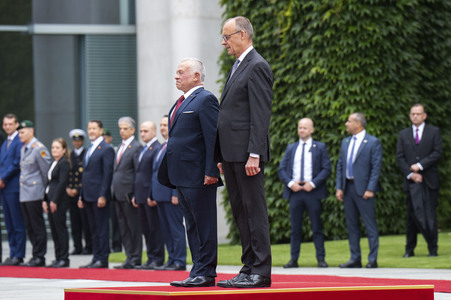 Empfang des Königs von Jordanien in Berlin