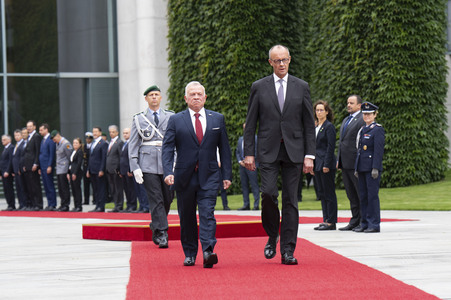 Empfang des Königs von Jordanien in Berlin