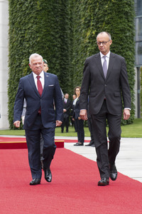 Empfang des Königs von Jordanien in Berlin