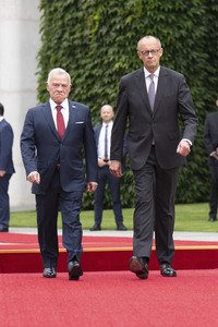 Empfang des Königs von Jordanien in Berlin