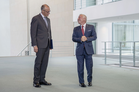 Empfang des Königs von Jordanien in Berlin