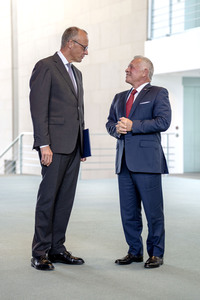 Empfang des Königs von Jordanien in Berlin