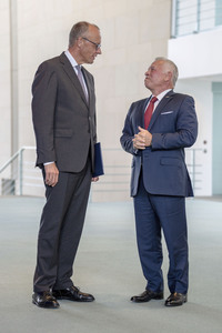 Empfang des Königs von Jordanien in Berlin