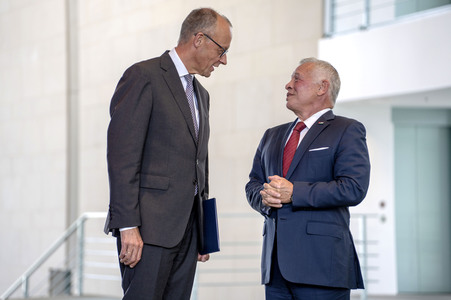 Empfang des Königs von Jordanien in Berlin