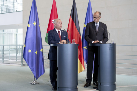 Empfang des Königs von Jordanien in Berlin